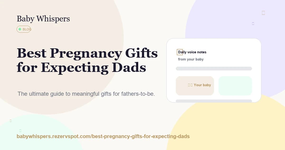 Pregnancy gifts blog card