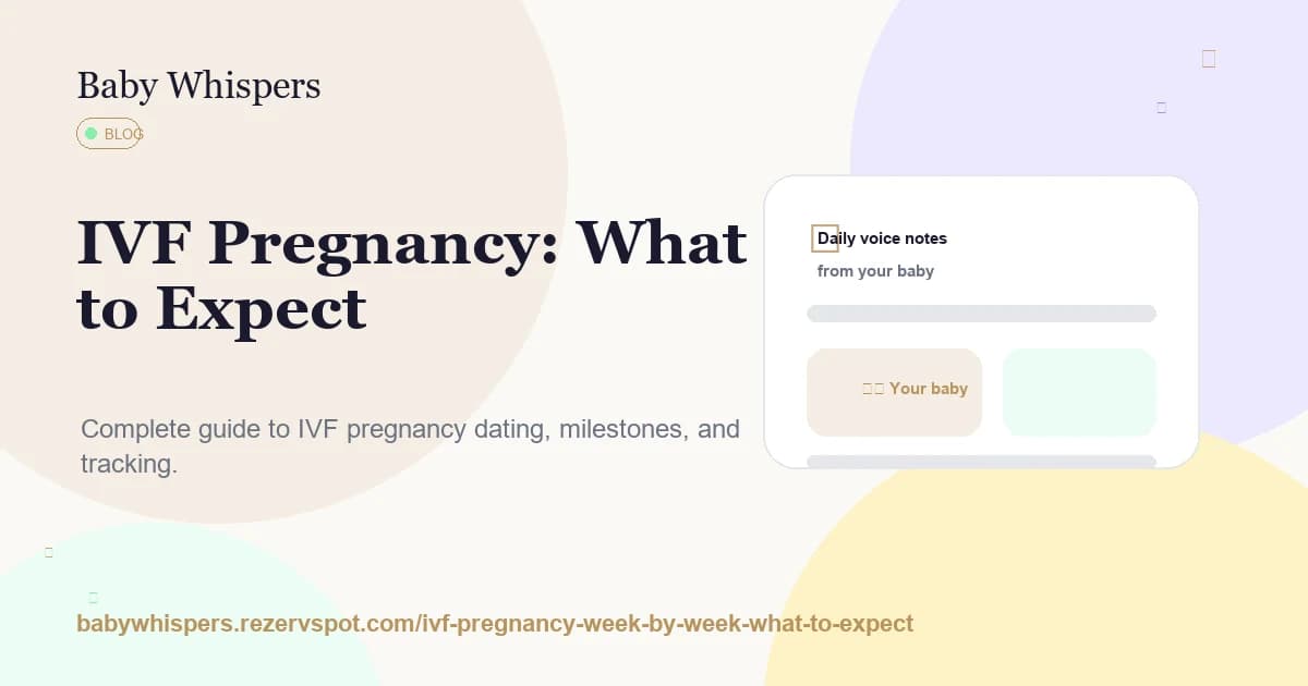 IVF pregnancy blog card